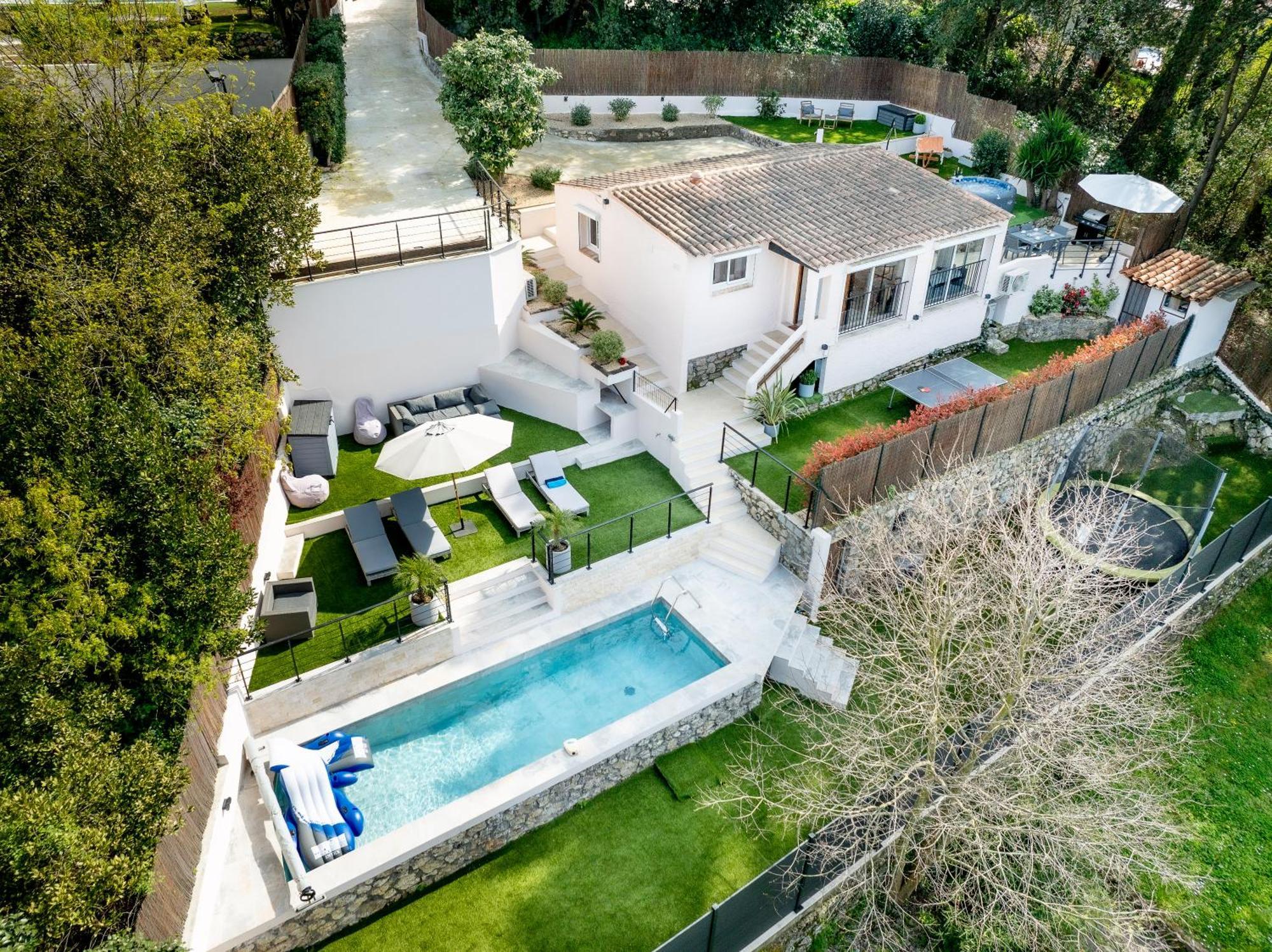 Vila Piscine-Jacuzzi-Videoprojecteur-Clim La Perle Rare Mougins Exteriér fotografie