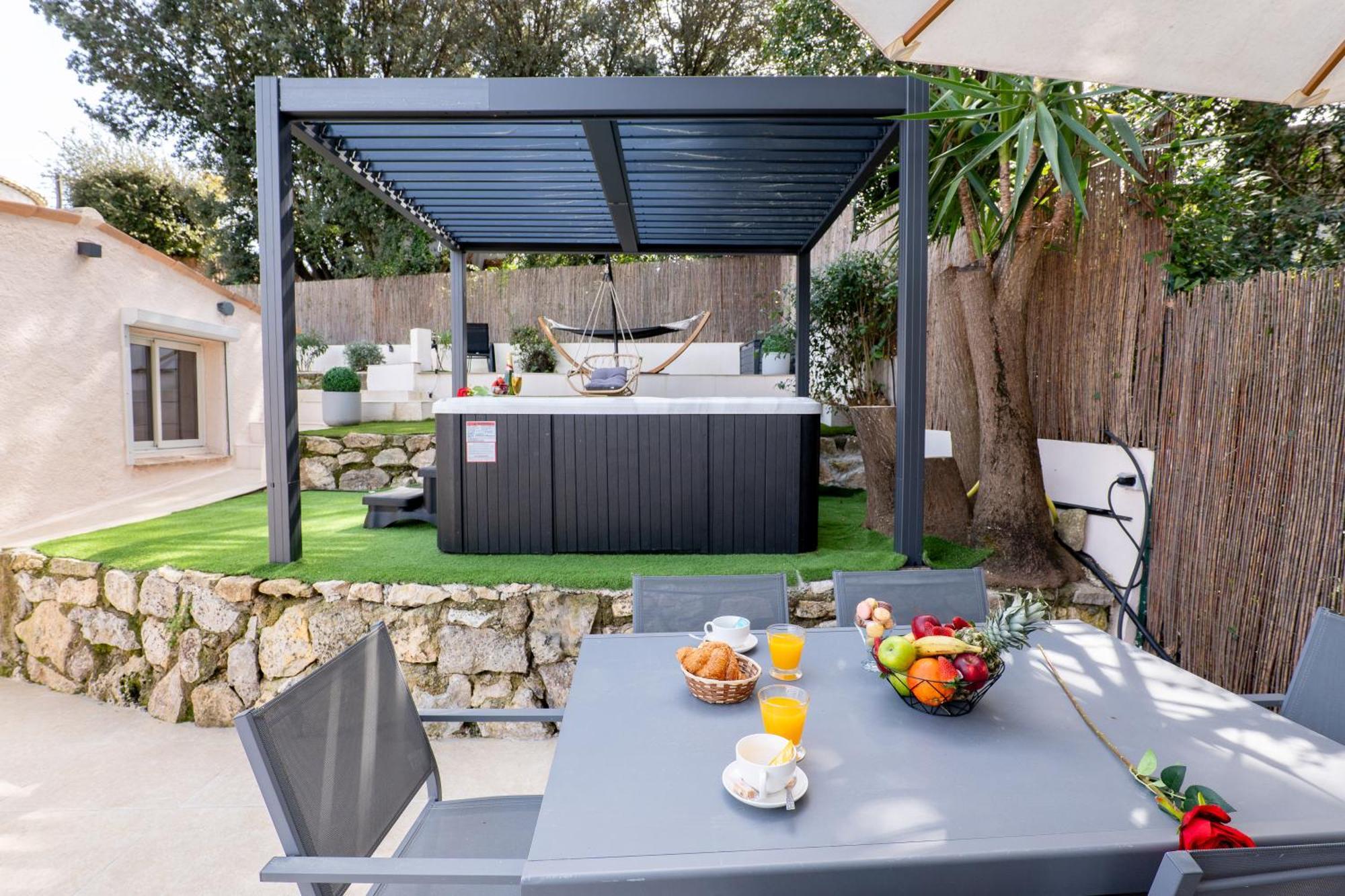 Vila Piscine-Jacuzzi-Videoprojecteur-Clim La Perle Rare Mougins Exteriér fotografie