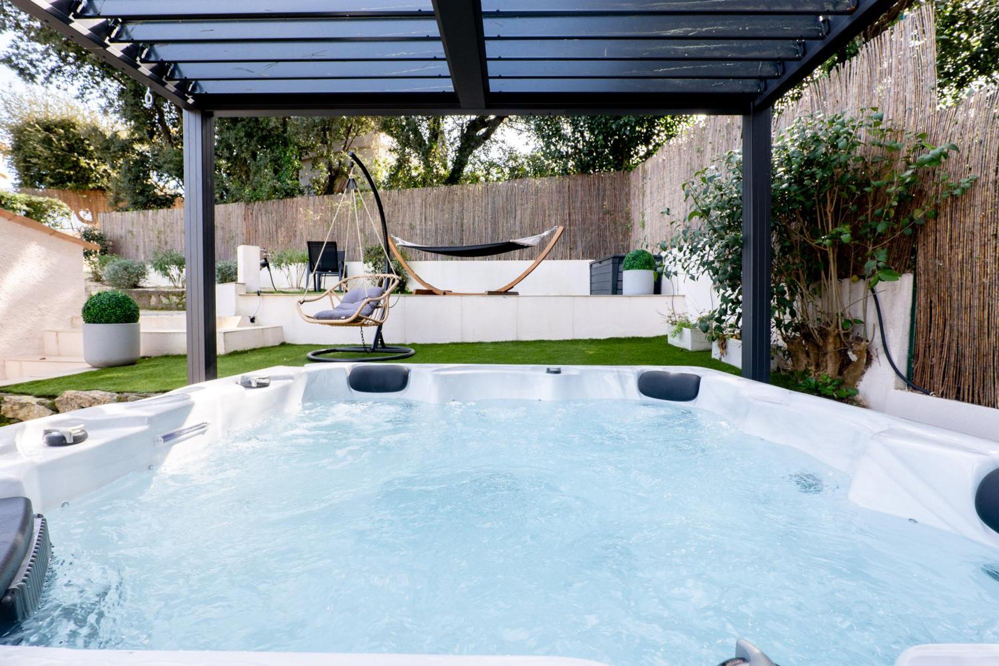 Vila Piscine-Jacuzzi-Videoprojecteur-Clim La Perle Rare Mougins Exteriér fotografie